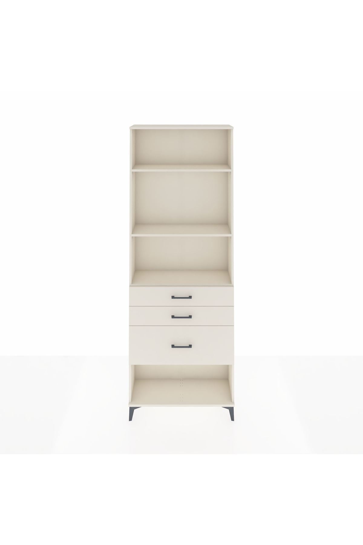 Arges Dolap 3 Raflı 3 Çekmeceli 88x30x243 Aytaşı-Aytaşı