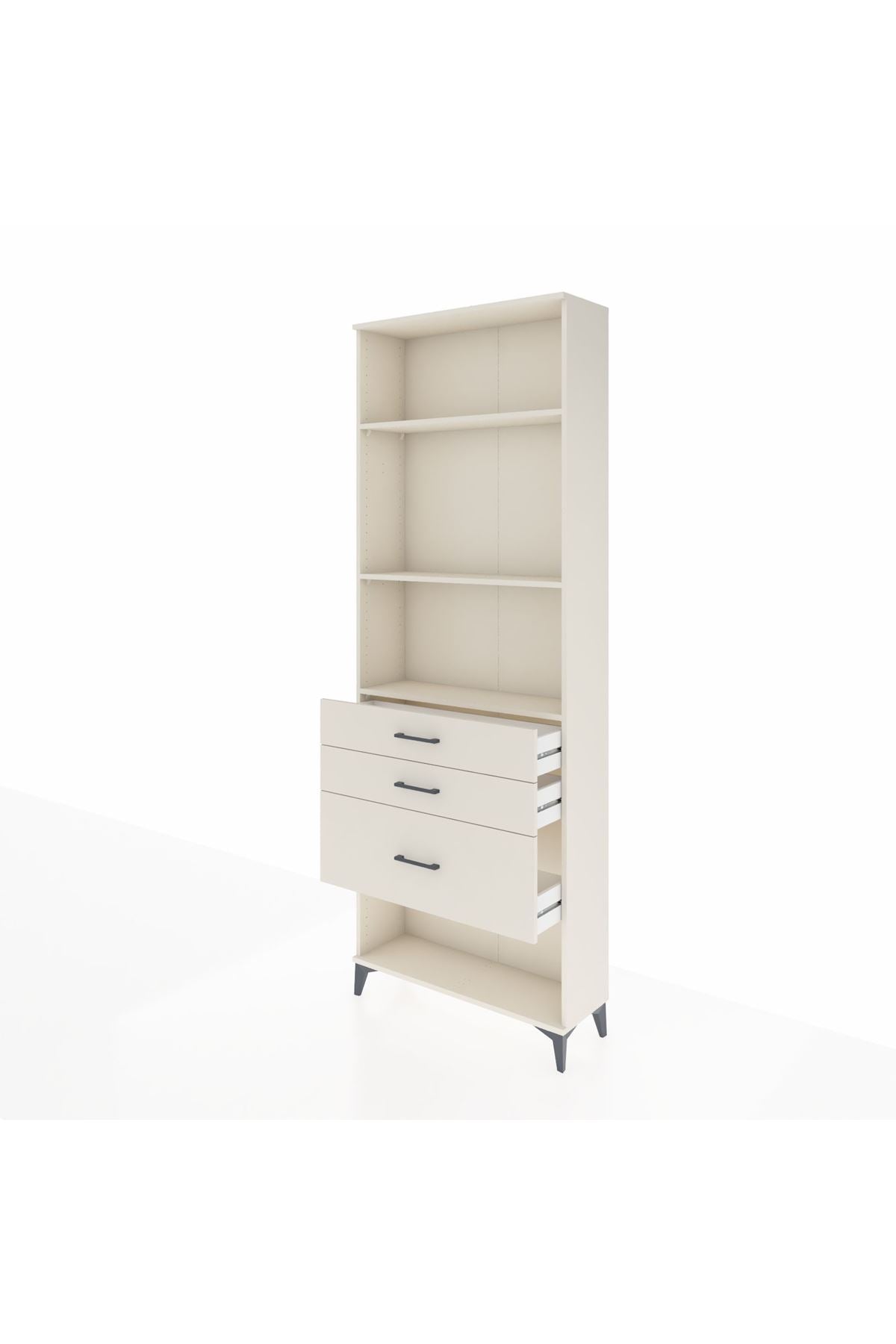 Arges Dolap 3 Raflı 3 Çekmeceli 88x30x243 Aytaşı-Aytaşı