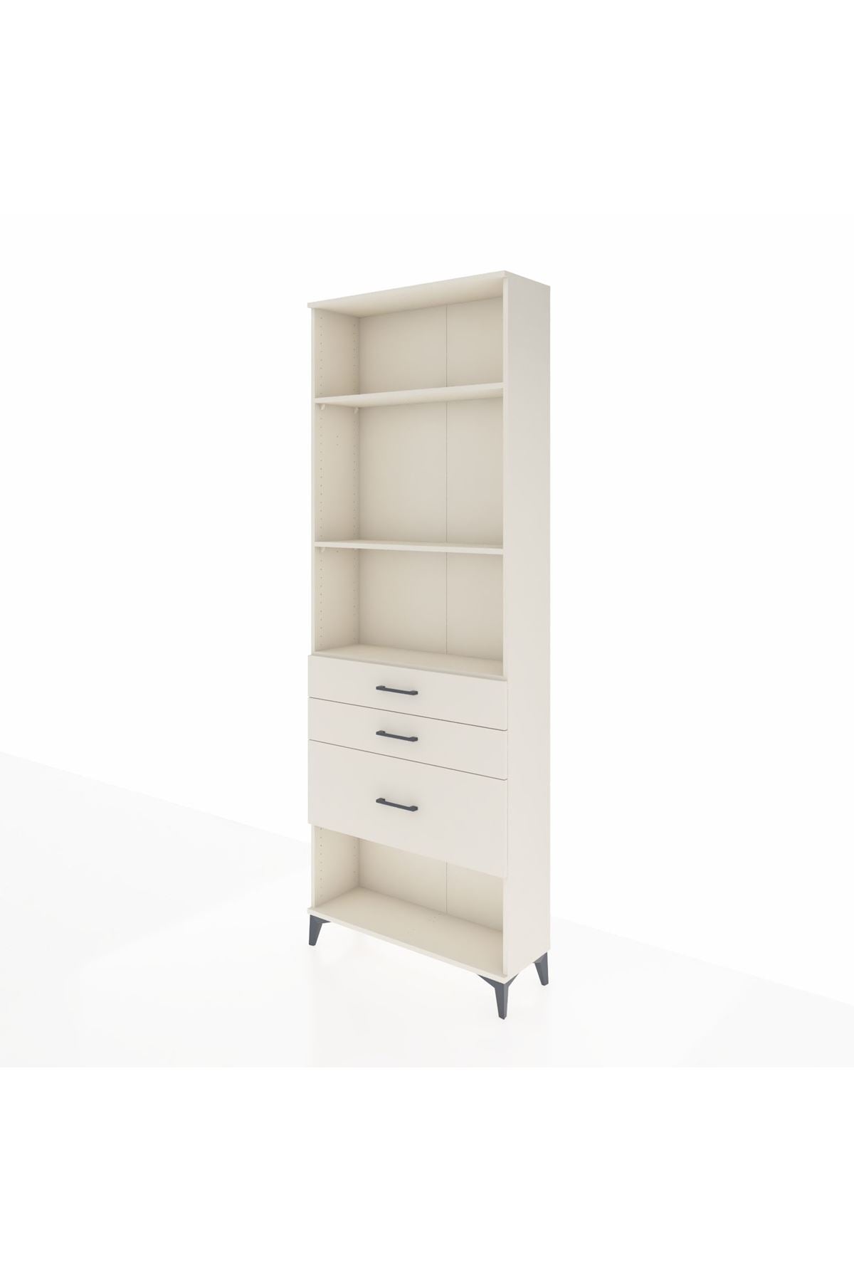 Arges Dolap 3 Raflı 3 Çekmeceli 88x30x243 Aytaşı-Aytaşı