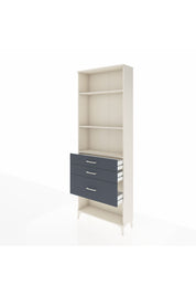 Arges Dolap 3 Raflı 3 Çekmeceli 88x30x243 Aytaşı-Antrasit