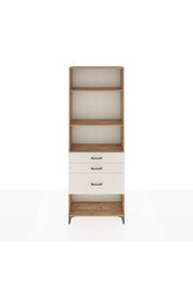 Arges Dolap 3 Raflı 3 Çekmeceli 88x30x243 Çam-Aytaşı