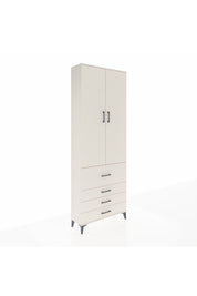 Arges Dolap 3 Raflı 4 Çekmeceli 2 Kapaklı 88x30x243 Aytaşı-Aytaşı
