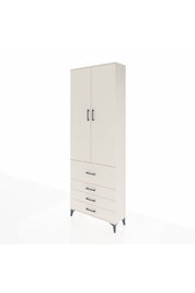 Arges Dolap 3 Raflı 4 Çekmeceli 2 Kapaklı 88x30x243 Aytaşı-Aytaşı