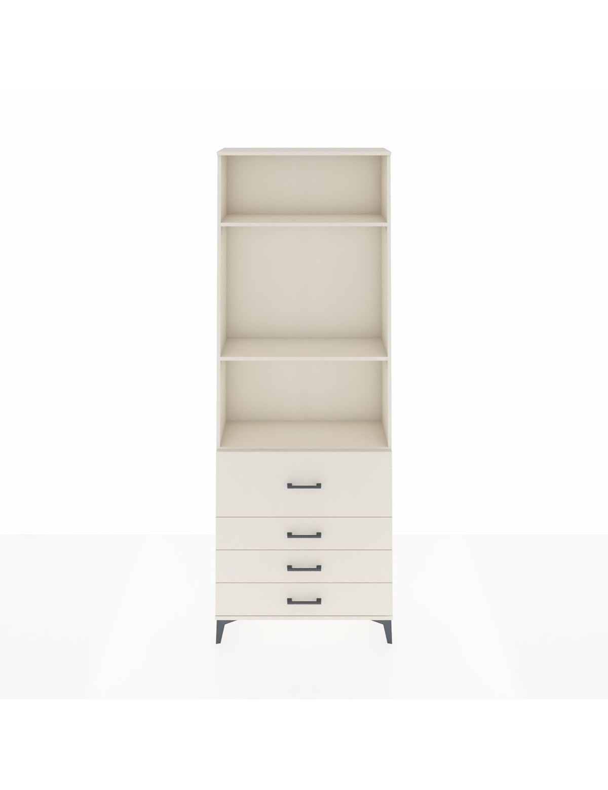 Arges Dolap 3 Raflı 4 Çekmeceli 88x30x243 Aytaşı-Aytaşı