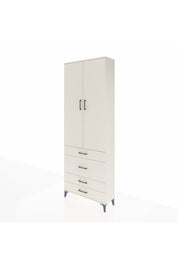 Arges Dolap 3 Raflı 4 Çekmeceli 2 Kapaklı 88x30x243 Aytaşı-Aytaşı