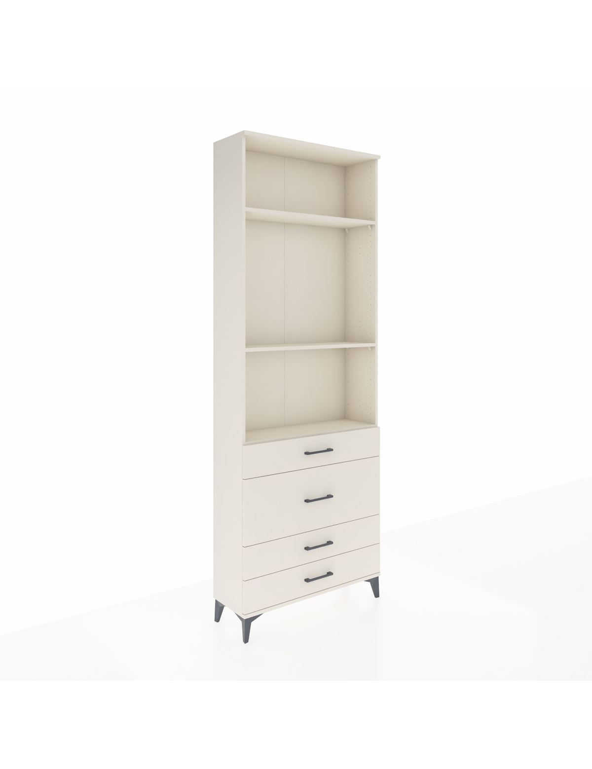 Arges Dolap 3 Raflı 4 Çekmeceli 88x30x243 Aytaşı-Aytaşı