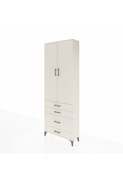 Arges Dolap 3 Raflı 4 Çekmeceli 2 Kapaklı 88x30x243 Aytaşı-Aytaşı
