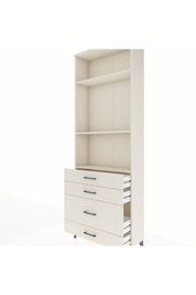 Arges Dolap 3 Raflı 4 Çekmeceli 88x30x243 Aytaşı-Aytaşı