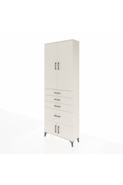 Arges Dolap 2 Raflı 4 Çekmeceli 4 Kapaklı 88x30x243 Aytaşı-Aytaşı