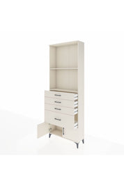 Arges Dolap 2 Raflı 4 Çekmeceli 2 Kapaklı 88x30x243 Aytaşı-Aytaşı