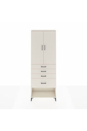 Arges Dolap 2 Raflı 4 Çekmeceli 2 Kapaklı 88x30x243 Aytaşı-Aytaşı