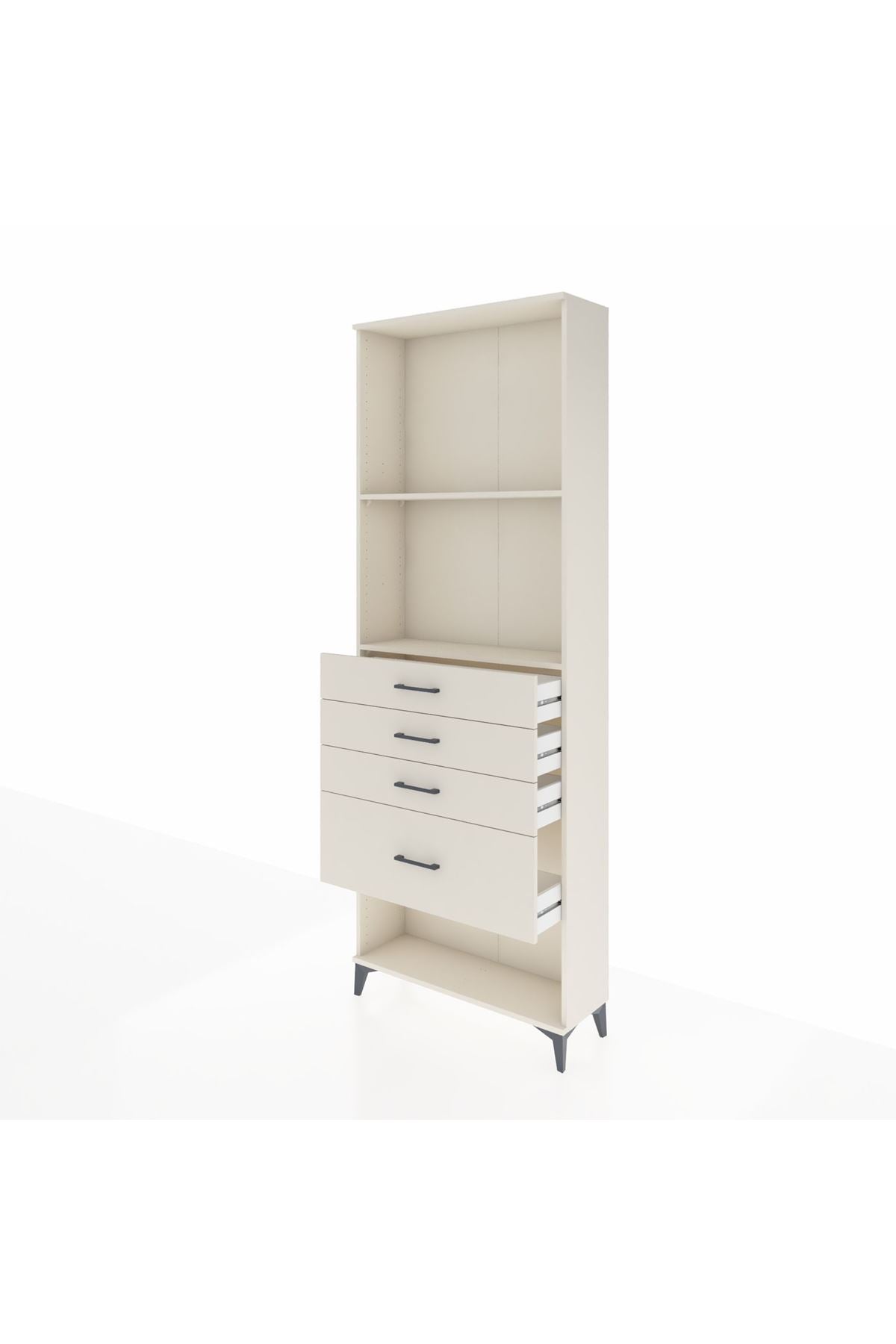 Arges Dolap 2 Raflı 4 Çekmeceli 88x30x243 Aytaşı-Aytaşı