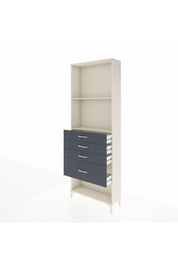 Arges Dolap 2 Raflı 4 Çekmeceli 88x30x243 Aytaşı-Antrasit