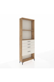 Arges Dolap 2 Raflı 4 Çekmeceli 88x30x243 Çam-Aytaşı