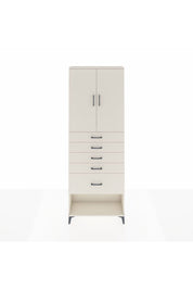 Arges Dolap 2 Raflı 5 Çekmeceli 2 Kapaklı 88x30x243 Aytaşı-Aytaşı