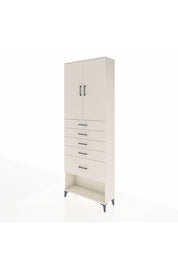 Arges Dolap 2 Raflı 5 Çekmeceli 2 Kapaklı 88x30x243 Aytaşı-Aytaşı