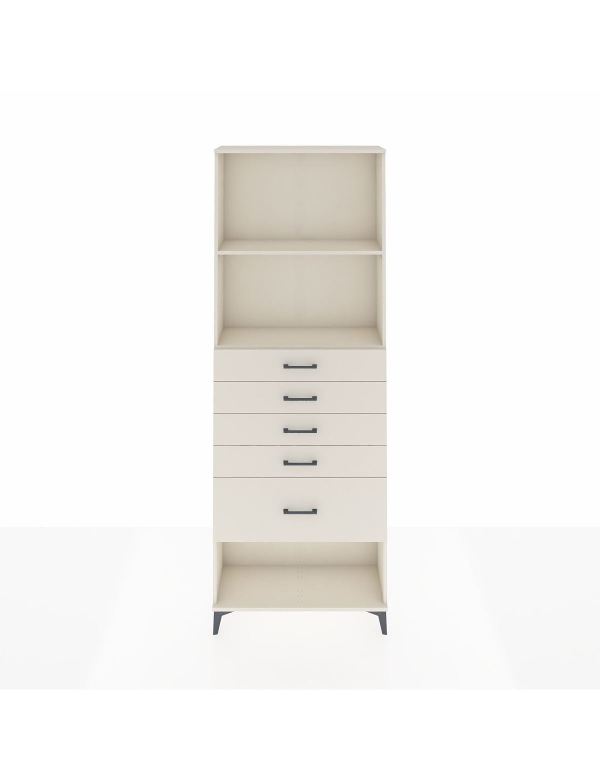 Arges Dolap 2 Raflı 5 Çekmeceli 88x30x243 Aytaşı-Aytaşı