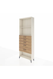 Arges Dolap 2 Raflı 5 Çekmeceli 88x30x243 Aytaşı-Çam