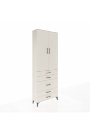Arges Dolap 4 Raflı 5 Çekmeceli 2 Kapaklı 88x30x243 Aytaşı-Aytaşı