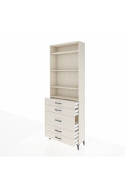 Arges Dolap 4 Raflı 5 Çekmeceli 88x30x243 Aytaşı-Aytaşı