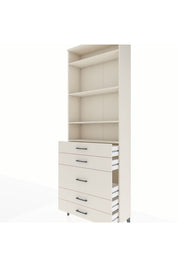 Arges Dolap 4 Raflı 5 Çekmeceli 88x30x243 Aytaşı-Aytaşı