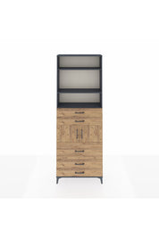 Arges Dolap 4 Raflı 5 Çekmeceli 2 Kapaklı 88x30x243 - S33M060V6A
