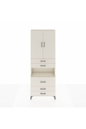 Arges Dolap 4 Raflı 5 Çekmeceli 2 Kapaklı 88x30x243 Aytaşı-Aytaşı