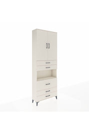 Arges Dolap 4 Raflı 5 Çekmeceli 2 Kapaklı 88x30x243 Aytaşı-Aytaşı