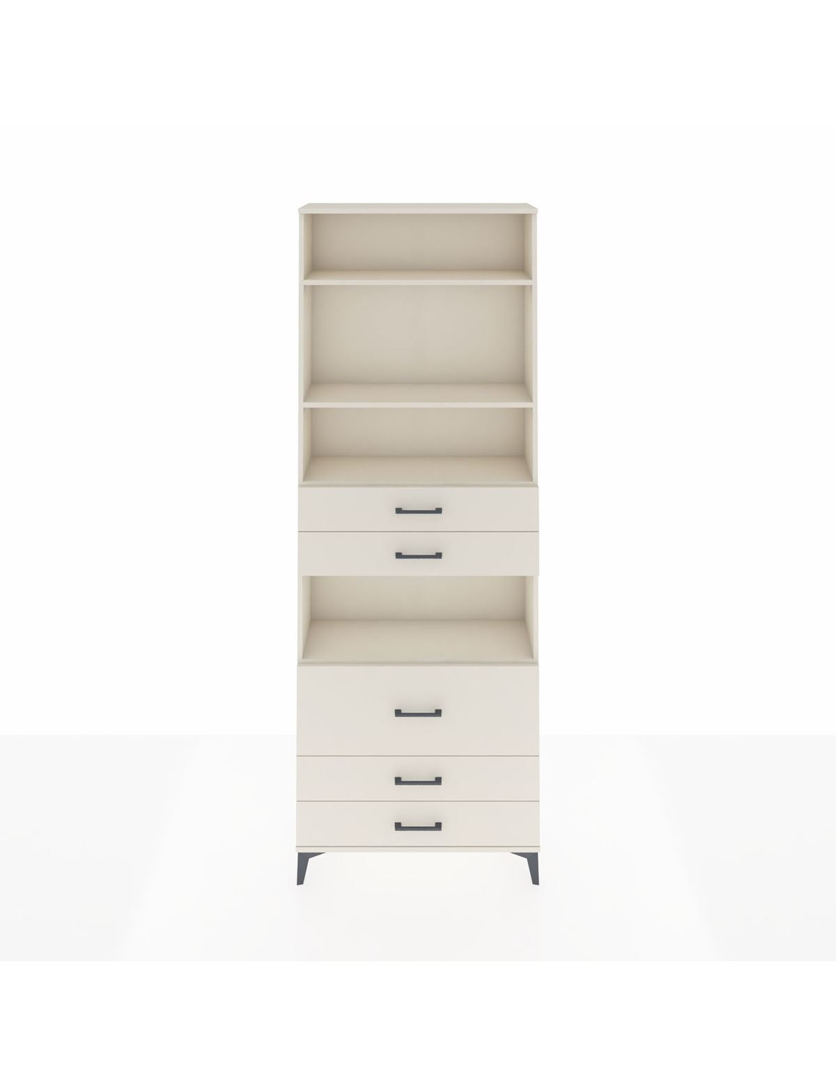 Arges Dolap 4 Raflı 5 Çekmeceli 88x30x243 Aytaşı-Aytaşı