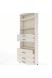 Arges Dolap 4 Raflı 5 Çekmeceli 88x30x243 Aytaşı-Aytaşı