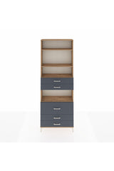 Arges Dolap 4 Raflı 5 Çekmeceli 88x30x243
