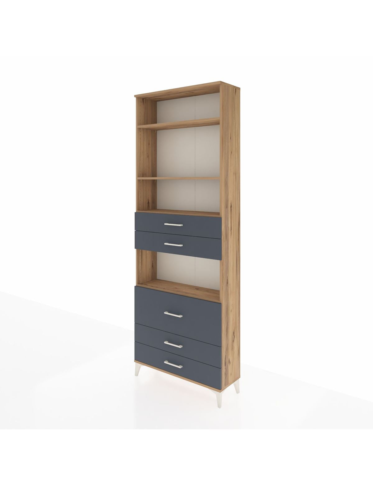 Arges Dolap 4 Raflı 5 Çekmeceli 88x30x243 - S33M062V8A