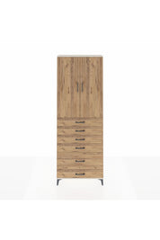 Arges Dolap 3 Raflı 6 Çekmeceli 2 Kapaklı 88x30x243 - S33M063V3A