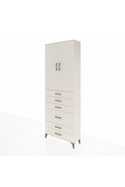 Arges Dolap 3 Raflı 6 Çekmeceli 2 Kapaklı 88x30x243 Aytaşı-Aytaşı