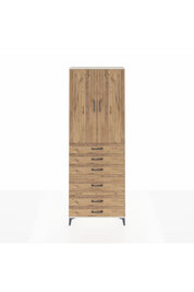 Arges Dolap 3 Raflı 6 Çekmeceli 2 Kapaklı 88x30x243 - S33M065V3A