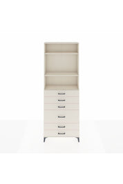 Arges Dolap 3 Raflı 6 Çekmeceli 2 Kapaklı 88x30x243 Aytaşı-Aytaşı