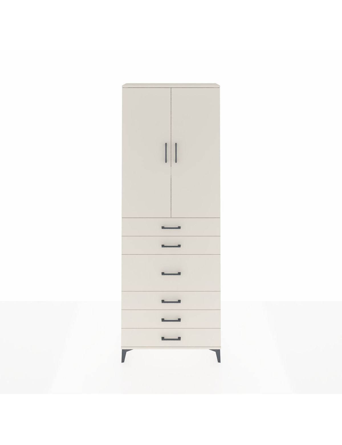 Arges Dolap 4 Raflı 4 Çekmeceli 2 Kapaklı 88x30x243 Aytaşı-Aytaşı