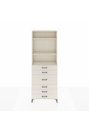 Arges Dolap 3 Raflı 7 Çekmeceli 2 Kapaklı 88x30x243 Aytaşı-Aytaşı