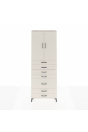 Arges Dolap 3 Raflı 5 Çekmeceli 2 Kapaklı 88x30x243 Aytaşı-Aytaşı