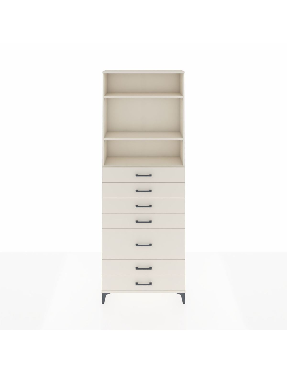 Arges Dolap 3 Raflı 7 Çekmeceli 88x30x243 Aytaşı-Aytaşı