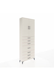 Arges Dolap 3 Raflı 7 Çekmeceli 2 Kapaklı 88x30x243 Aytaşı-Aytaşı