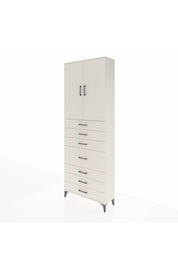 Arges Dolap 3 Raflı 7 Çekmeceli 2 Kapaklı 88x30x243 Aytaşı-Aytaşı