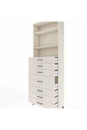 Arges Dolap 3 Raflı 7 Çekmeceli 88x30x243 Aytaşı-Aytaşı