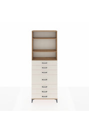 Arges Dolap 3 Raflı 7 Çekmeceli 88x30x243 - S33M072V7A