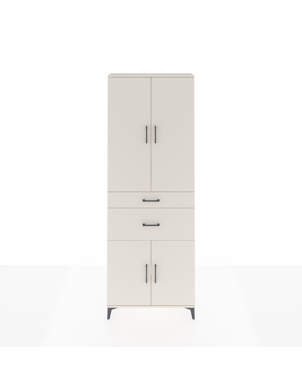 Arges Dolap 4 Raflı 2 Çekmeceli 4 Kapaklı 88x30x243 Aytaşı-Aytaşı