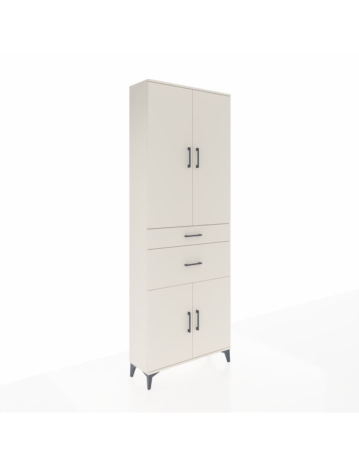 Arges Dolap 4 Raflı 2 Çekmeceli 4 Kapaklı 88x30x243 Aytaşı-Aytaşı