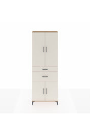 Arges Dolap 4 Raflı 2 Çekmeceli 4 Kapaklı 88x30x243 Çam-Aytaşı
