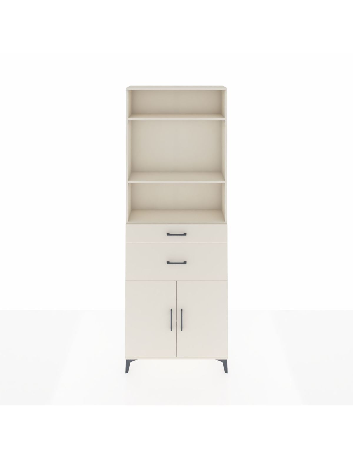 Arges Dolap 4 Raflı 2 Çekmeceli 2 Kapaklı 88x30x243 Aytaşı-Aytaşı