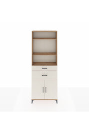Arges Dolap 4 Raflı 2 Çekmeceli 2 Kapaklı 88x30x243 Çam-Aytaşı