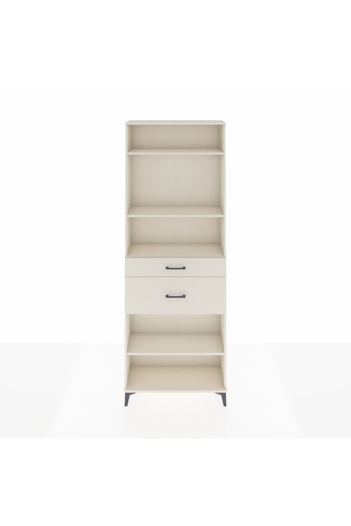 Arges Dolap 4 Raflı 2 Çekmeceli 88x30x243 Aytaşı-Aytaşı